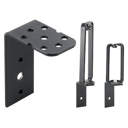 Universal D-Ring Bracket, Black, Steel MPN:EDRBK10