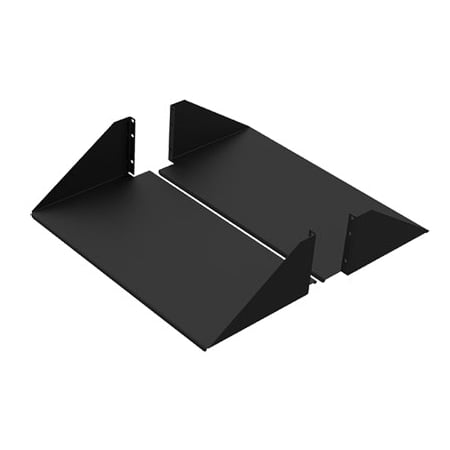 Double-Sided Solid-Steel Shelf, fits 23 in. LAN R., Black, Steel MPN:ESHD23