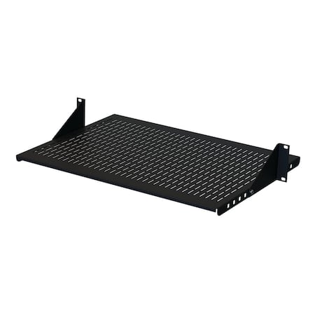 Adjustable Steel Vented Shelf, fits 23 in. LAN R., Black, Steel MPN:ESHVA23