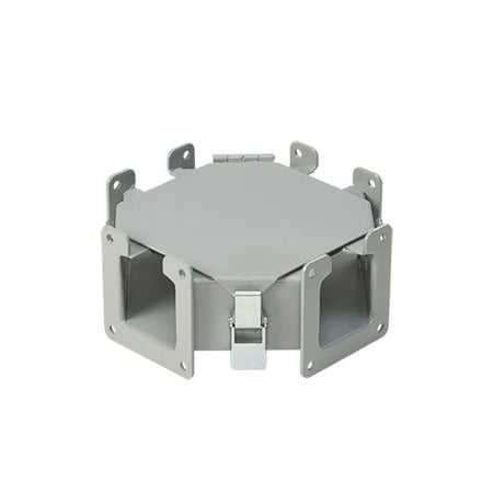 Cross Fitting, 2.50x2.50, Gray, Steel MPN:F22LC