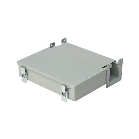 Junction Box, 4.00x4.00, Gray, Steel MPN:F44LJ