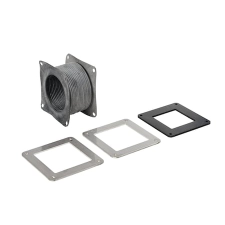 Flexible Fitting, 4.00x4.00, Rubber MPN:F44WFFFG