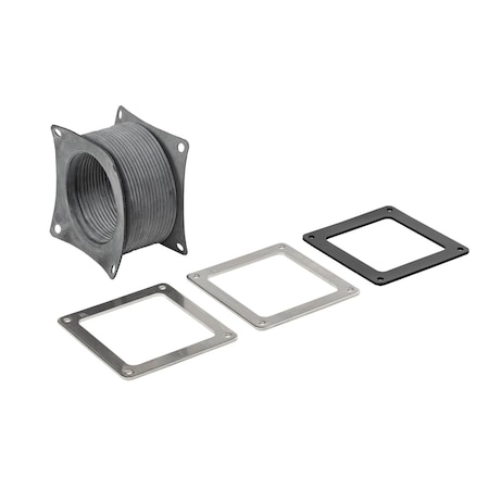 Flexible Fitting, 4.00x4.00, Rubber MPN:F44WFFSS