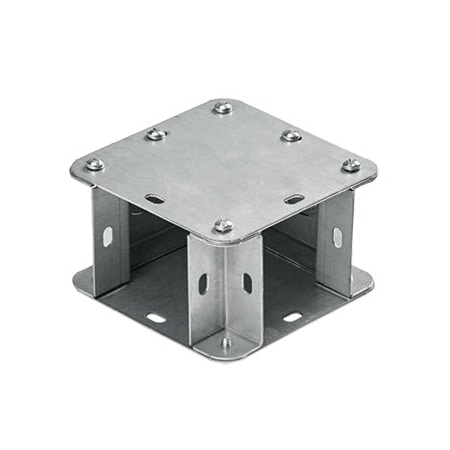 Galvanized 90-Degree Elbow-Tee-Cross, 6.00x6.00, Steel MPN:F6690TXGV