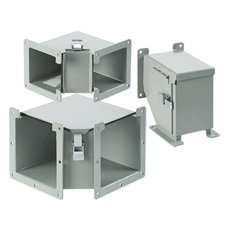 Elbows, 6.00x6.00, Gray, Steel 90 deg. MPN:F66LE9B