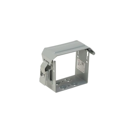 U-Connector, fits 6.00x6.00, Gray, Steel MPN:F66T3RUC
