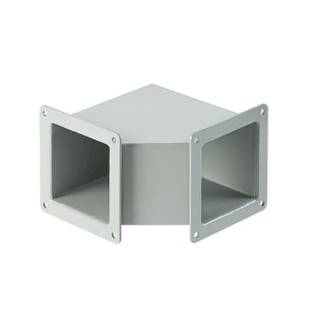 Elbow, 6.00x6.00, Gray, Steel 90 deg. MPN:F66WE90