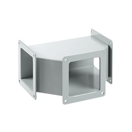 Tee, 6.00x6.00, Gray, Steel MPN:F66WT
