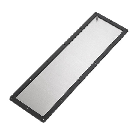 Gauge Gland Plate, Type 4&Type 12, 8.98x5.23, Gray, Steel 12 MPN:GP126