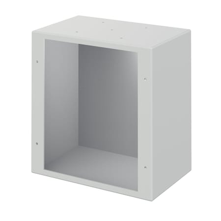 Solid-Back Body, fits 166x160mm, Lt Gray, Steel MPN:LLB161612