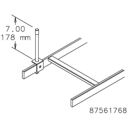 Retaining Post Kit, Plated, Steel MPN:LRP