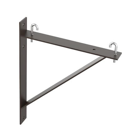 Triangle Support Bracket Kit, Fits 12.00 MPN:LTSB12BLK