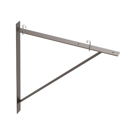 Triangle Support Bracket Kit, Black, Ste MPN:LTSB151824BLK