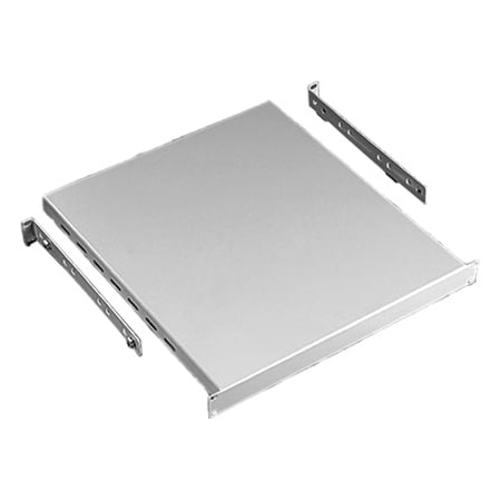 Rack-Mount Adjustable Shelf, fits 19 in Rack A, Lt Gray, Steel MPN:P19SH810