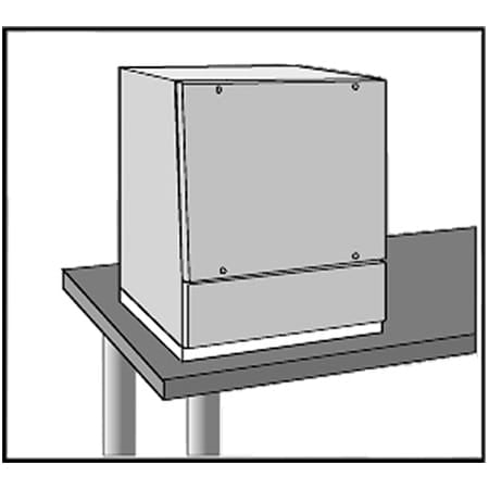 Bases for Sloped Front, fits 1200x600mm, MPN:PBS126