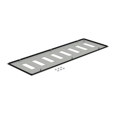 Closure Plates, fits 600mm, Lt Gray, Steel MPN:PCECGP6