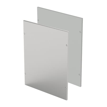 Covers for Upper and Lower Front, fits 600mm PC/SY, Lt Gray, Steel MPN:PCS86