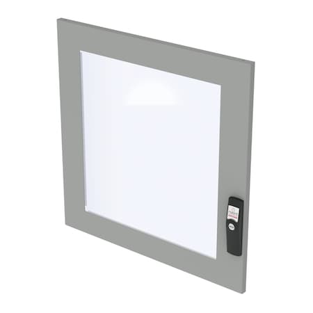 Window Doors for Upper Front, fits 2000x800mm PC, Lt Gray, Steel MPN:PDWT108PC