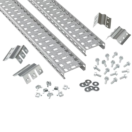 Full-Height Vertical Grid Straps, 2095x75mm, Steel MPN:PGH3S22V
