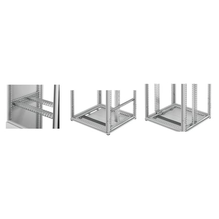 Mounting Channel, fits 1000mm, Black, Steel MPN:PMU10B