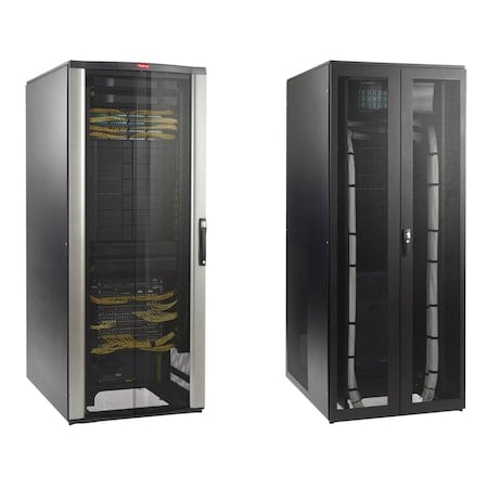 PROLINE Network Switch Cabinet, 78.39x39.69x47.20, Lt Gray, Steel MPN:PNS201012B