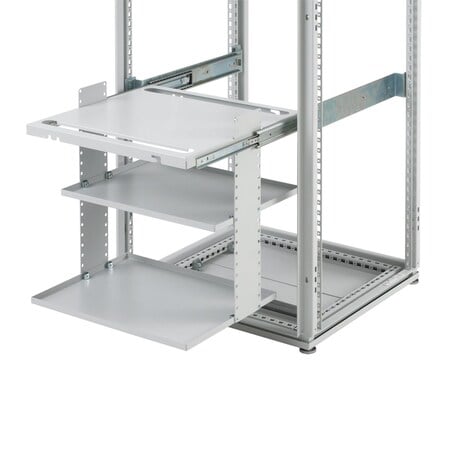 Printer Shelf, fits 800mm wide, Lt Gray, Steel MPN:PPSH86