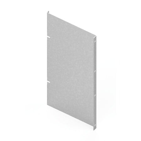 Side-Mount Panel, 627x343mm, Gray, Steel MPN:PPSM64G
