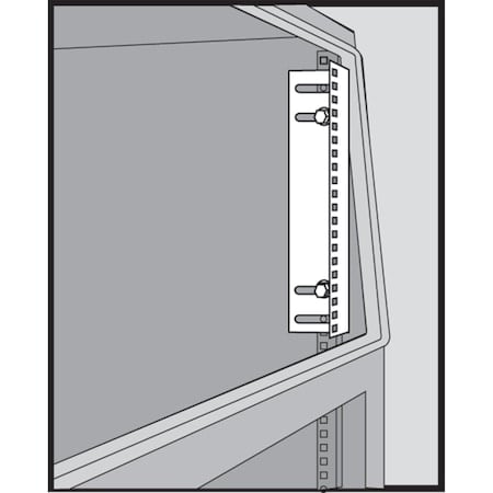 Rack Angles for Sloped Fronts, 9U fits P MPN:PRA9TH