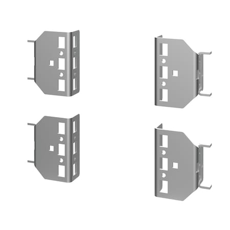 Frame-Reducing Brackets for Frames or Grid Straps, 50mm + 50mm, Steel MPN:PRB50