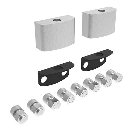 Hinge Kit, fits P-SF_Frames, Lt Gray, Steel 170-Degree MPN:PSF170K