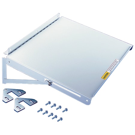 Folding Shelf, fits Door Fame, Lt Gray, Steel MPN:PSHDM
