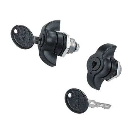 Keylocking Quarter-Turn Wing Knob, Black MPN:PTWK