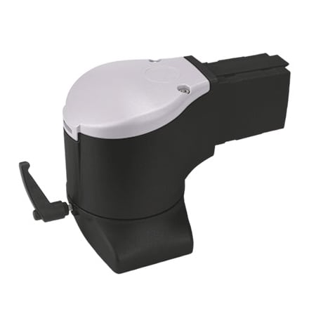SYSPEND 180-MAX Flange Elbow Coupling, Black, Aluminum MPN:S1MFEC