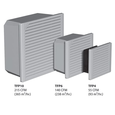 TFP Side-Mount Filter Fans, 230v 50/60Hz MPN:TFP42UL12