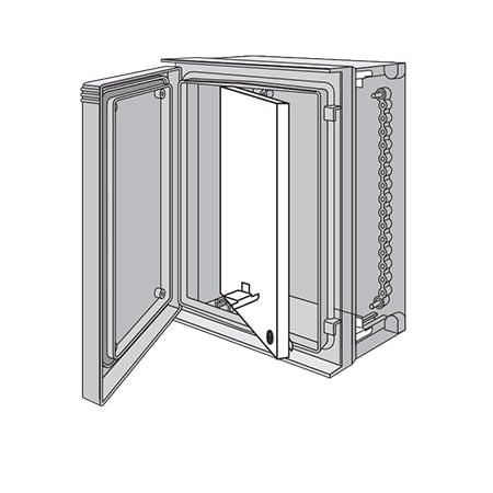 Swing-Out Panel, fits 1025x825mm, White, MPN:UU10080SP