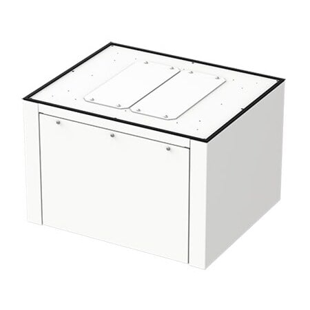 Bases, 24.00x36.00x30.00, White, Aluminum MPN:WFHD3B3630