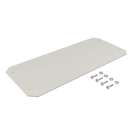 Gland Plate, 20.60x8.24x0.00, White, Alu MPN:WFHD3GP