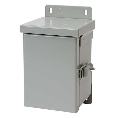 Padlockable on draw Pull catch Electrical Enclosures, 12 in H, 6 in D, 10 in W, 3R, Steel MPN:A12R106HCR