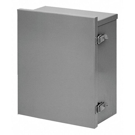 Padlockable Hasp Electrical Enclosures, 12 in H, 6 in D, 12 in W, 3R, Steel MPN:A12R126HCLO
