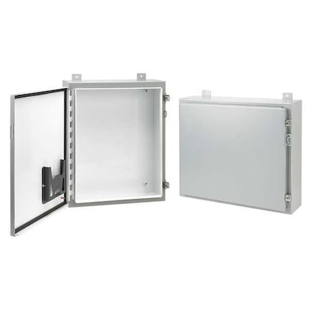 Screw Down Clamps with Padlocking Hasp Electrical Enclosures, 20 in H, 10 in D, 20 in W, 12, 13 MPN:A202010LP