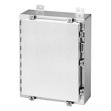 Screws and Clamps Electrical Enclosures, 20 in H, 6 in D, 20 in W, 12, 3R, 4, 4X, Aluminum MPN:A20H2006ALLP