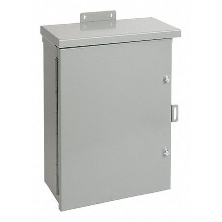Captive Screws with Padlock Hasp Electrical Enclosures, 20 in H, 6 in D, 16 in W, 3R, Steel MPN:A20R166HCR