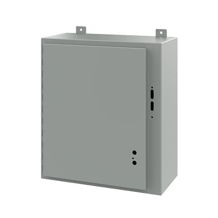 Electrical Enclosures, 24 in H, 10 in D, 21.38 in W, NEMA 12, Mild Steel MPN:A24SA2210LP