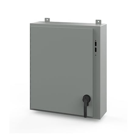 Keyed Handle Electrical Enclosures, 30 in H, 8 in D, 25.38 in W, NEMA 12, Steel MPN:A30SA2608LPPL