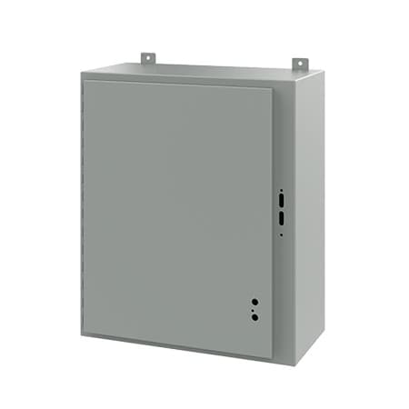 Electrical Enclosures, 30 in H, 12 in D, 25.38 in W, NEMA 12, Steel MPN:A30SA2612LP