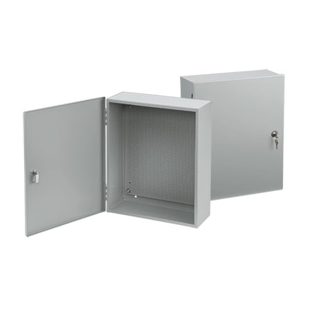 1/4 Turn Latch Electrical Enclosures, 36 in H, 6.62 in D, 30 in W, 1, Steel MPN:A3630AT1PP