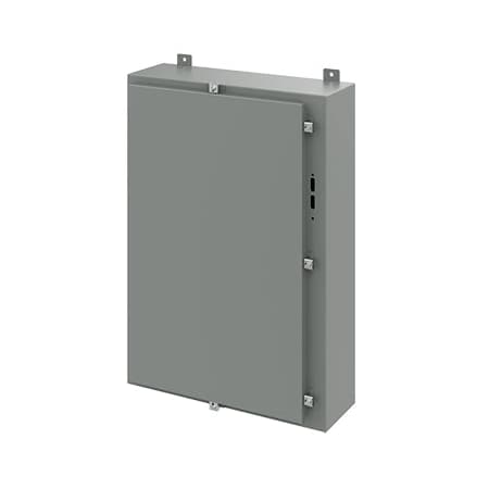 Clamps Electrical Enclosures, 36 in H, 8 in D, 25.38 in W, 4, Steel MPN:A36HS2508LP