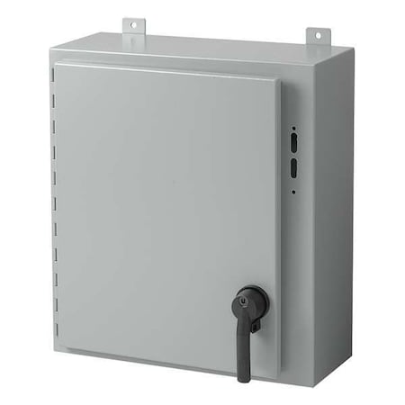 Keyed Handle Electrical Enclosures, 36 in H, 12 in D, 31.38 in W, 12, 13, Steel MPN:A36SA3212LPPL