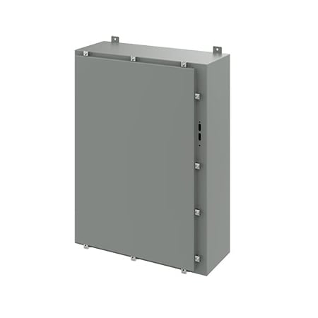 Clamps Electrical Enclosures, 42 in H, 12 in D, 31.38 in W, 4, Steel MPN:A42HS3112LP