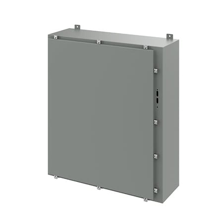 Clamps Electrical Enclosures, 42 in H, 12 in D, 37.38 in W, 4, Steel MPN:A42HS3712LP